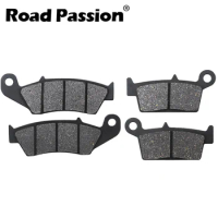Road Passion Motorcycle Front &amp; Rear Brake Pads For YAMAHA YZ125 YZ250 YZ 125 250 K/L/M/N/P YZ125K YZ125L YZ125M 1998-2001