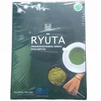 Minuman Botanikal Serbuk Rasa Matcha Ryuta Original 100% Asli BPOM - Jamu