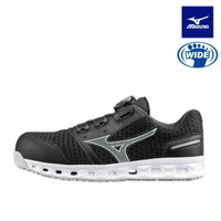 Mizuno Prime Fit Vh51l Boa [F1GA233609] 男女 防護鞋 工作鞋 止滑 保護 黑