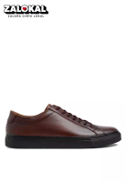 Prabu Cipta Brown Black Sepatu Kulit Sneakers
