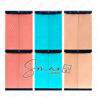 LEMARI PLASTIK 4 SUSUN TINGKAT MINI KUNCI KABINET BAJU PAKAIAN EXCEL RAK SERBAGUNA MULTIFUNGSI MURAH