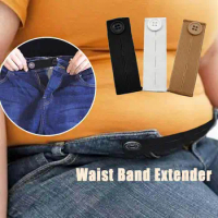 Maternity Waistband Elastic Extender Soft Pants Belt Extension Buckle  Button Lengthening Pregnant Women Pregnancy Adjustable