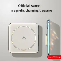 10000mAh Magnetic Qi Wireless Charger Power Bank for iPhone 14 13 12 Mini Poverbank Portable External Battery Charger Powerbank