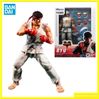 100% Original Bandai S.H. Figuarts SHF Ryu Street Fighter In Stock Anime Action Collection Figures Model Toys