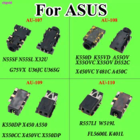 cltgxdd 2pcs 6 P 8 pin Audio Jack Connector for Asus K550D K55VD A450C FL5600L N55SF X32U U36JC X450 G75VX R557LI headphone Port