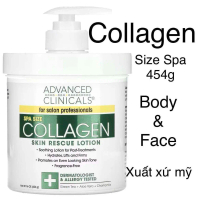 [Mỹ] Kem dưỡng collagen Advanced clinicals face & body 454g phục hồi làn da chảy xệ và các nếp nhăn