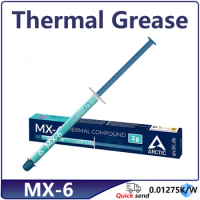 Original AC MX-6 2g Thermal Paste Heat Conduction Compound Silicone Grease For Computer PC Laptop CPU GPU Video Card Chips