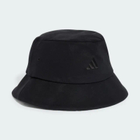 【adidas 愛迪達】帽子 漁夫帽 運動帽 遮陽帽 SPW 3S BUCKET 黑白 JE5660(3628)