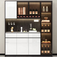 Liquor Showcases Wine Cabinets Cellar Shelf Wall Display Wine Rack Bar Counter Storage Vitrina Vidrio Liquor House Furniture