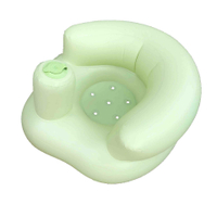 Factory in stock PVC Children's Inflatable Infant Dining Chair Baby Bath Stool   Baby Dining Chair BB Small Sofa Portable Foldable
