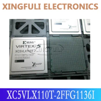 1PCS XC5VLX110T-2FFG1136I IC FPGA 640 I/O 1136FCBGA