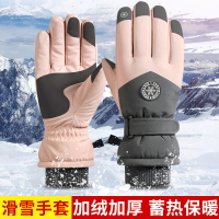 爆款冬季滑雪手套男女運動騎行戶外防風加絨保暖防滑防水觸屏手套
