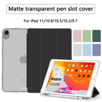 With Pencil Holder Case for iPad Pro 11 iPad 10th Generation iPad 10.2 7th 8th 9th Gen Cover for iPad Air 5 4 10.9 Air3 Pro 10.5