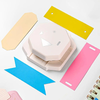 4-in-1 Paper Craft Tool Set: Hole Puncher (Oval/Fish Eye/Dovetail/Beveled), for Card Making, Scrapbo