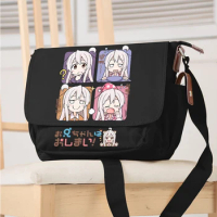 Anime Onimai: I'm Now Your Sister! Oyama Mahiro Cosplay Oxford Cloth Cartoon Bag Campus Student Messenger Bag