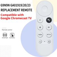 Smart TV Bluetooth Voice Replacement Remote Control for 2020 Google Chromecast 4k Snow Streaming Media Player G9N9N GA01919/20