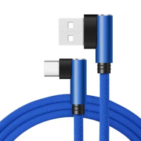 0.35m 1m 2m 3m 90 ° elbow USB Type C Cable For Xiaomi 6 8 HUAWEI Honor 9 10 Samsung S8 S9 Oneplus5 ZUK Z2 Z3 LG G5 G6 USB-C Line