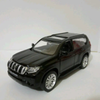 miniatur Mobil Toyota Land Cruiser Prado hitam diecast apolo
