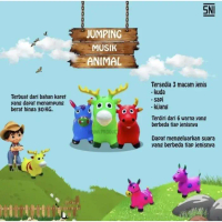 TERBARU!! JUMPING ANIMAL MUSIC - MAINAN TUNGGANG/KUDA - KUDAAN KARET - SAPI
