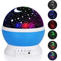 Romantic LED Starry Night Sky Galaxy Projector Lamp Star light Bedroom Universe Decoration Lighting