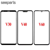 For LG V10 V20 V30 V35 V40 V50 V60 ThinQ Outer Glass Lens Front Glass Screen Panel Replacement Parts V30 Front Glass