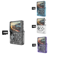 Máy Chơi Game Video Cầm Tay Mini, Máy Phát Video Cổ Điển Bỏ Túi, 128GB, 15.000 Trò Chơi, Tương Thích