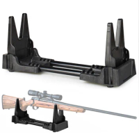 Bench Rest Wall Airguns Stand Gunstock Rifle Stand Scope Mount Rack Hunting Airsoft Display Cradle Holder