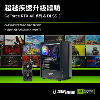 【NVIDIA】i5十核GeForce RTX 4060TI{雲龍五現}獨顯電玩機(i5-13400F/技嘉B760/16G/1TB_M.2)