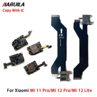 Original For Xiaomi Mi 12 11 Mi12 Mi11 Lite Pro SIM Card Holder Tray Slot Reader Socket Flex Cable