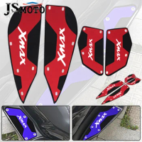 For YAMAHA XMAX 300 X-MAX 250 125 XMAX300 17-21 Rubber Foot Rests Plate Pads Modified Skidproof Footrest Footpads Pedals Plate