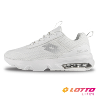 【LOTTO 義大利】女 ARIA Lite 氣墊跑鞋(雪鹽白-LT3AWR9069)