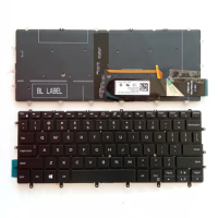 New For DELL XPS 13 9380 9370 9305 7390 Laptop US English Keyboard Backlit black