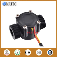 Free Shipping VCA168-6 Nylon G3/4" Water Heater Gas Electric Heating Solar Energy Pulse Signal Water Flow Sensor