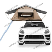 Soft Top Short Car Tent 1.4m/1.6m Roof Car Tent Sun and Rainproof Aluminum Alloy Frame Roof Top Tent