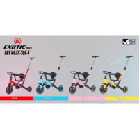 SEPEDA ANAK MURAH EXOTIC 6 IN 1 BALANCE BIKE ET 709-7 + EXOTIC 4 IN 1 BALANCE BIKE 714