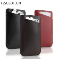 FSSOBOTLUN,For Apple iPhone 11 Pro Max Handmade Sleeve Case Bag Microfiber Leather Cover Card Slot Case For Apple iPhone 11