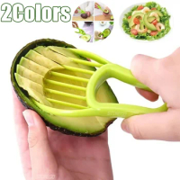 3 In 1 Avocado Slicer Shea Corer Butter Fruit Peeler Cutter Pulp Separator Plastic Knife Kitchen Vegetable Tools