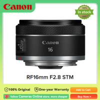 Canon RF16mm F2.8 STM Lens Full Frame Mirrorless Camera Lens Wide-Angle Autofocus Prime Lens For Canon RP R8 R7 RF 16 16mm F2.8