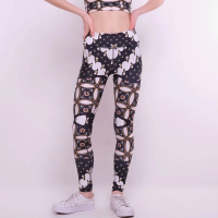 AUM Batik Lilac - Legging Olahraga Wanita