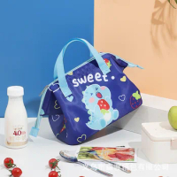 Children Lunch Bag Cartoon Insulated Bento Lunch Box Bag for Girl Batch Outdoor Portable Mother Kids Bag Bolsas Para Niños Сумка