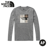 【The North Face 男 L/S UPDATED CLEAN ASCENT T恤《灰》】4NEW/排汗衣/圓領長袖