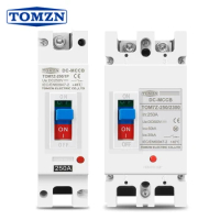 TOMZN Solar Molded Case Circuit Breaker MCCB Overload Protection Switch Protector for Solar Photovoltaic PV 1P 2P