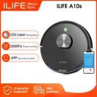 （Global）ILIFE A10s/L100 Vacuum Cleaner Robot,Laser System,APP Control,Sweeping Mopping Cleaning Machine,Restricted Area Setting