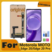 Original For Motorola MOTO Edge 20 LCD Display For Motorola Edge 20 Pro XT2153-1 Touch Screen Digitizer Assembly Glass Replace