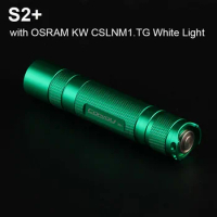 Convoy Green S2 Plus with CSLNM1.TG Led Linterna 18650 Torch Flash Flashlight Light Work Latarka High Powerful Police Lamp