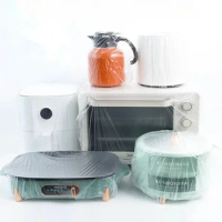 10pcs Disposable Dust Covers Large Capacity Plastic Transparent Kitchen Appliances Fans Rice Cooker Dust Insect Prevention Cover