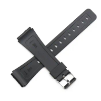 Resin strap men's watch accessories pin buckle sports waterproof tape for Casio MQ-24 58 104 71 MW-59 bracelet female watch band