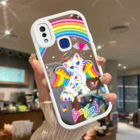 เคส vivo v11i ฝาครอบ™ Angel Kitty ลายพื้นผิวกระจก เคสโทรศัพท์บางและนุ่ม