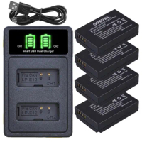 1200mAh LP-E12 LP E12 Battery and Build-in USB Charger Kit for Canon EOS M, EOS M2, EOS M10, EOS M50, EOS M100, EOS M200