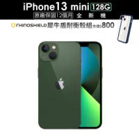 【Apple 蘋果】iPhone 13 mini 128G(5.4吋)綠色(犀牛盾耐衝殼組)